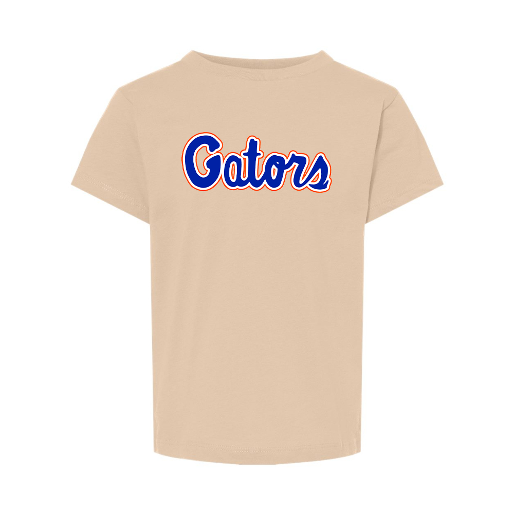 Florida Gators Script  BELLA  CANVAS Toddler Jersey Tee