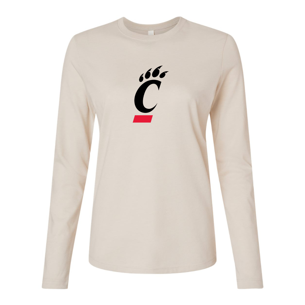 BELLA CANVAS Cincinnati Bearcats Jersey Long Sleeve Tee
