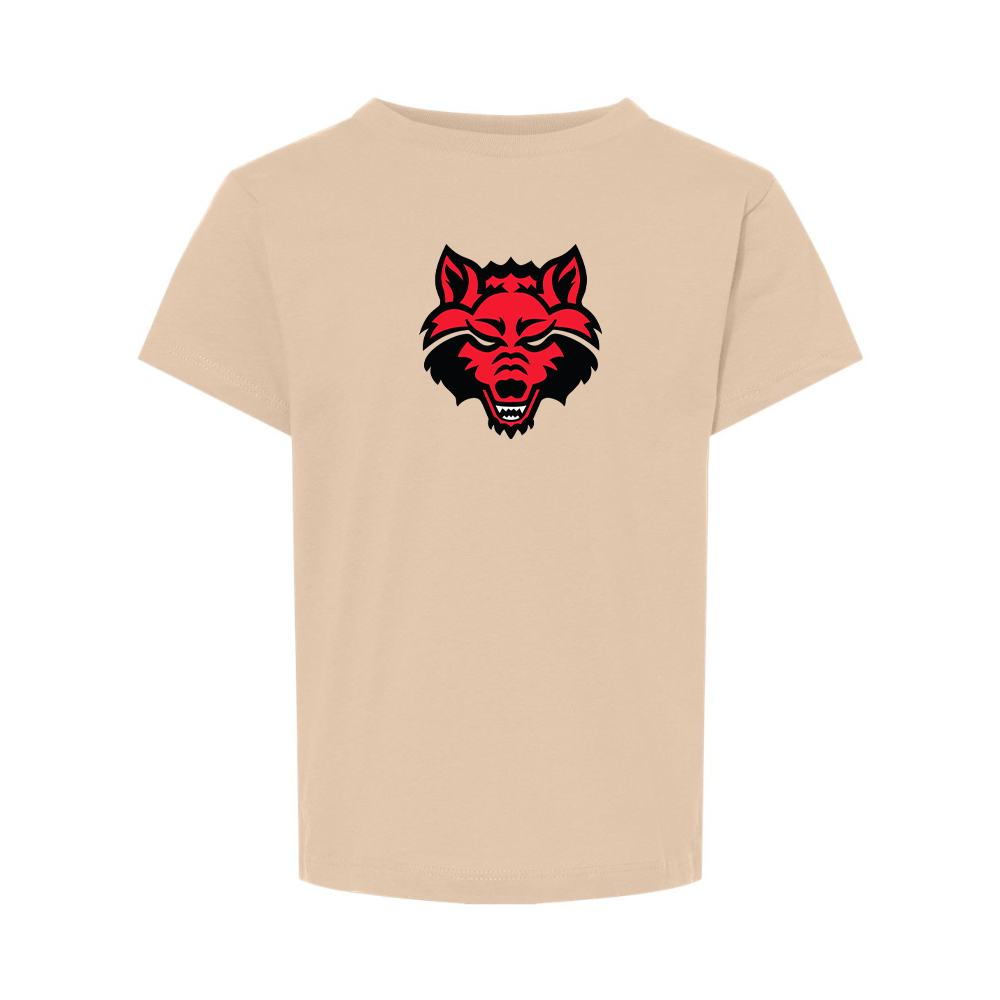 Arkansas State Red Wolves BELLA  CANVAS Toddler Jersey Tee