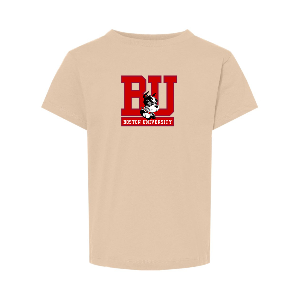 Boston University Terriers BELLA  CANVAS Toddler Jersey Tee