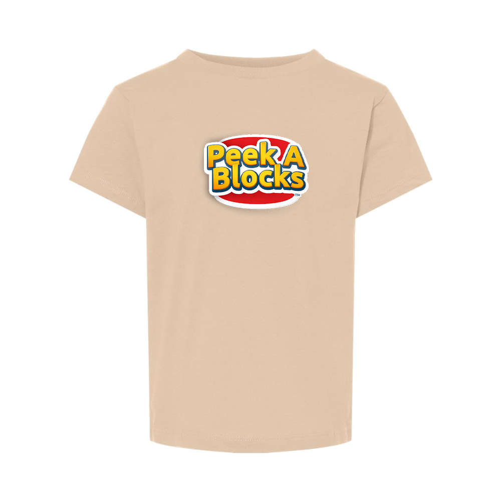 Peek A Blocks BELLA  CANVAS Toddler Jersey Tee