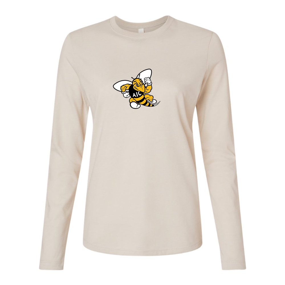 BELLA CANVAS Women’s AIC Yellow Jackets  Jersey Long Sleeve Tee