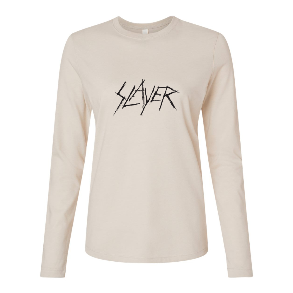 BELLA CANVAS Women’s Slayer Carved  Jersey Long Sleeve Tee