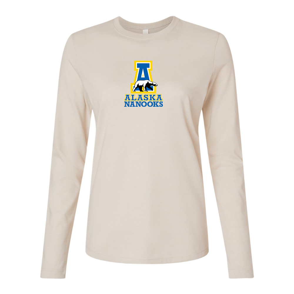 BELLA CANVAS Women’s Alaska Nanooks Jersey Long Sleeve Tee