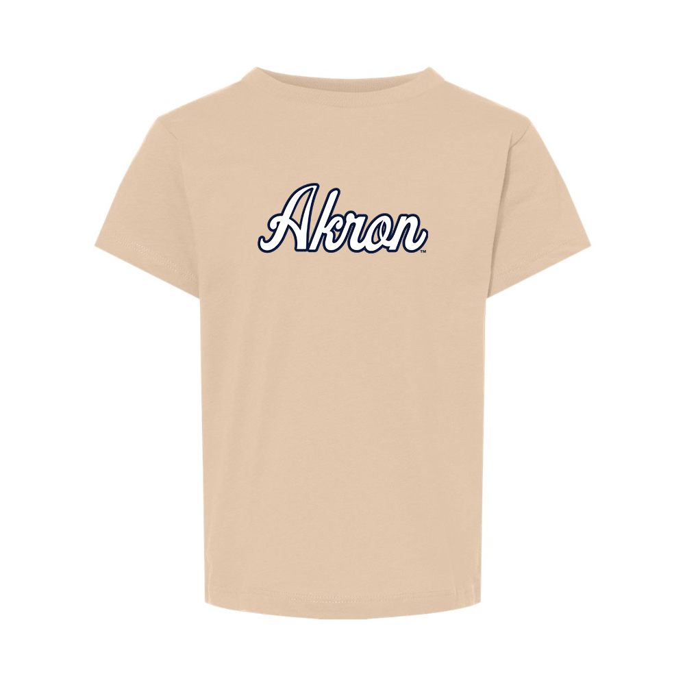 Akron Zips  BELLA  CANVAS Toddler Jersey Tee