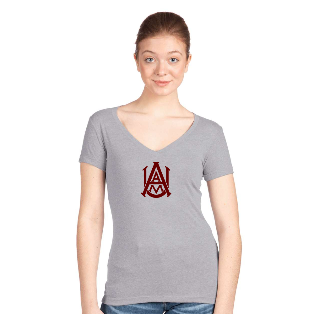 Women's Alabama AM Bulldogs Next Level V-Neck T-Shirt