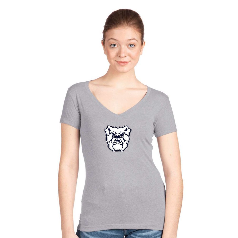 Women's Butler Bulldogs   Next Level V-Neck T-Shirt