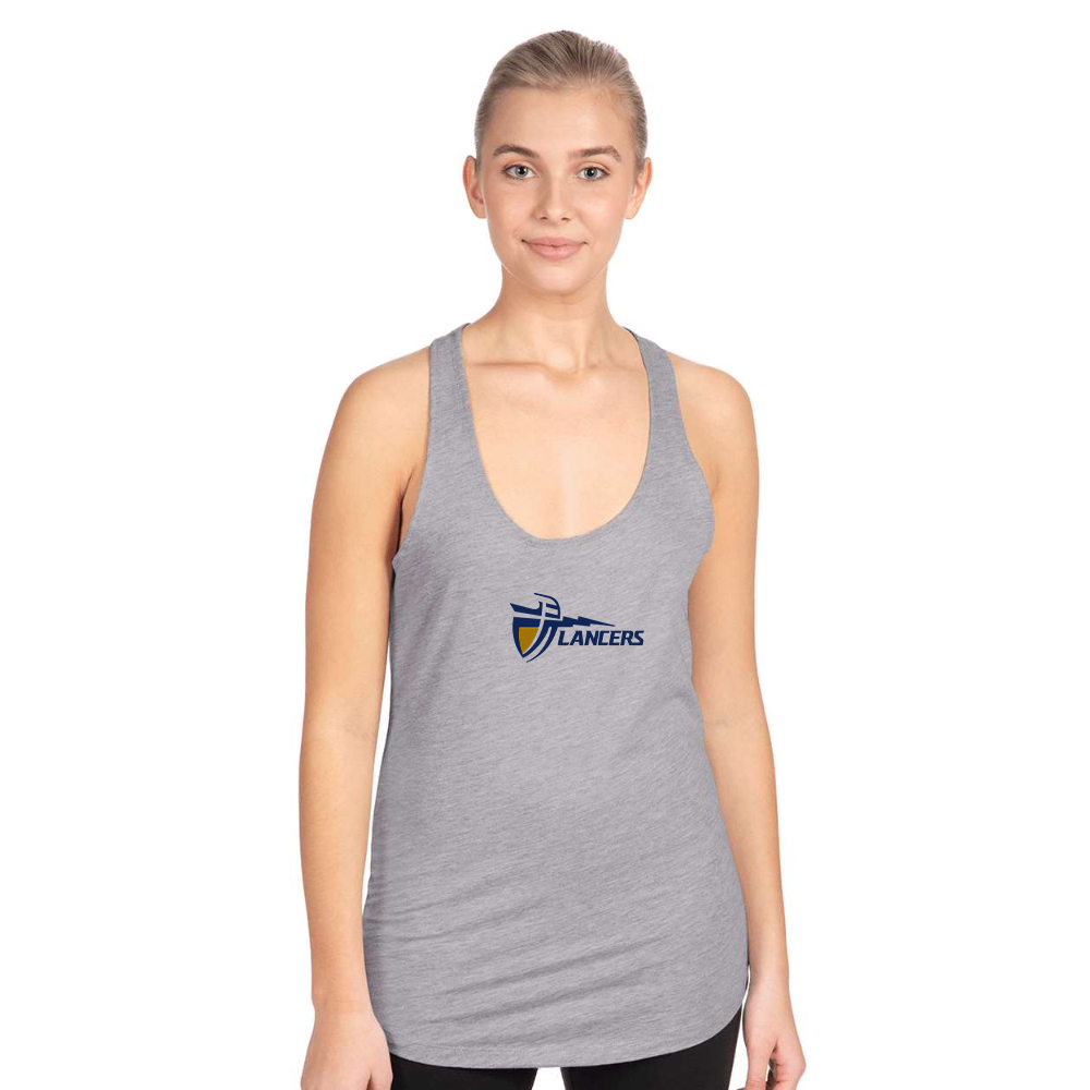 Women's California Baptist Lancers  Next Level Ideal Racerback Tank