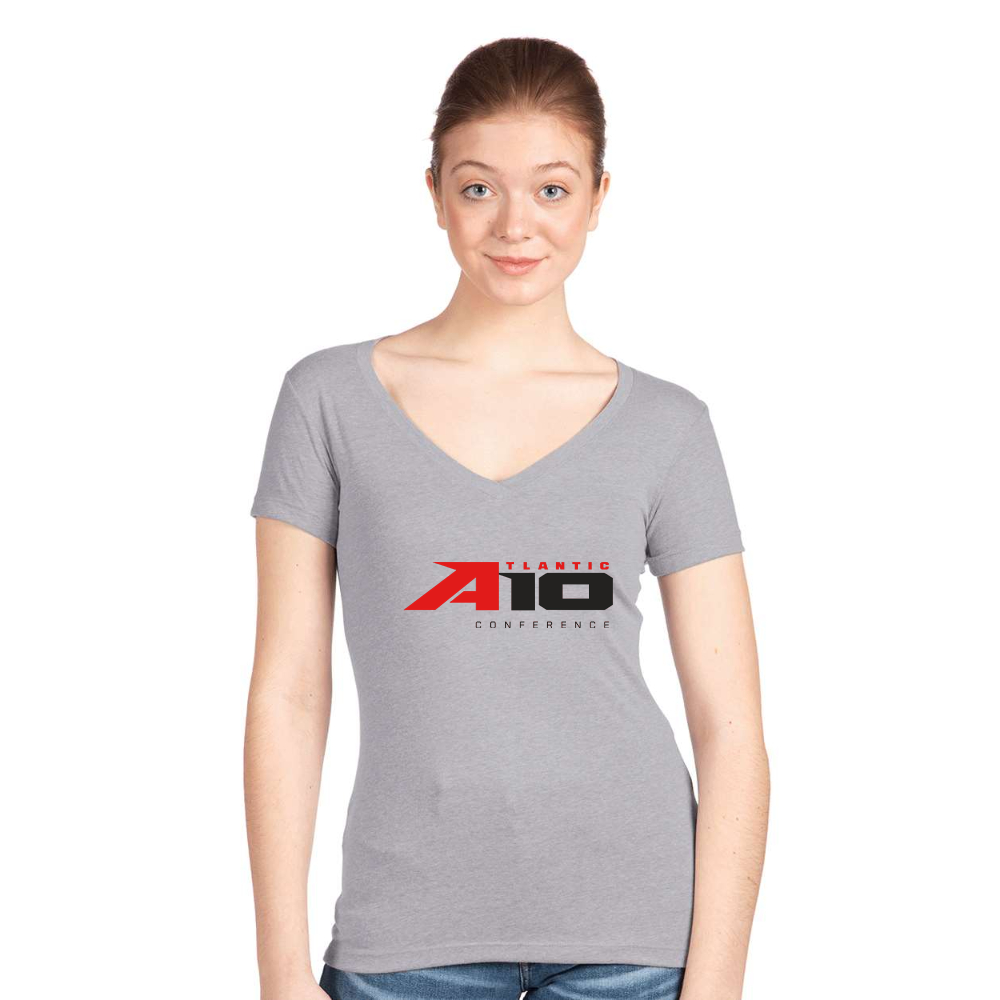 Women's Atlantic 10 Conference  Next Level V-Neck T-Shirt
