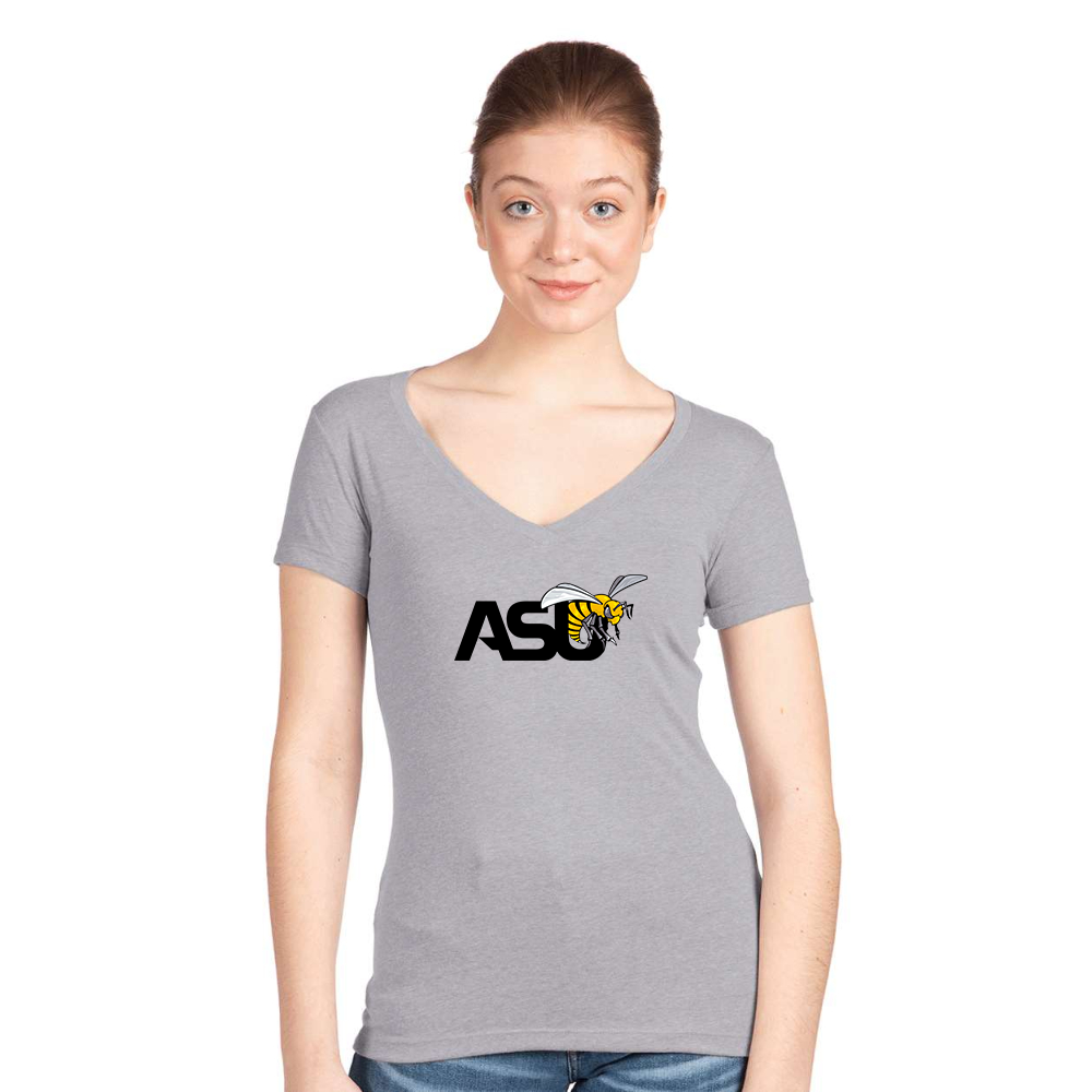 Women's Alabama State Hornets Next Level V-Neck T-Shirt