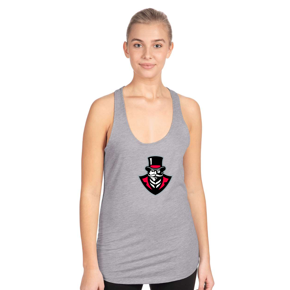 Women's Austin Peay Governors  Next Level Ideal Racerback Tank