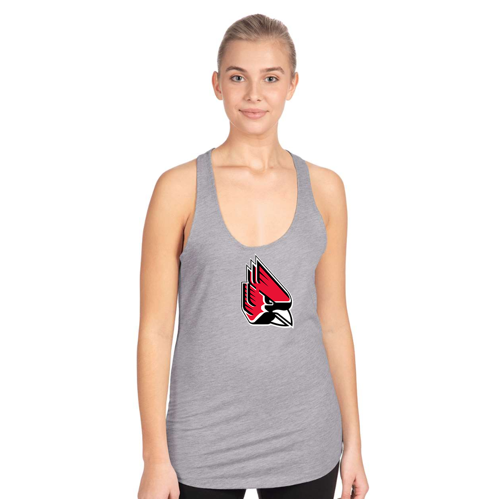 Women's   Ball State Cardinals Next Level Ideal Racerback Tank