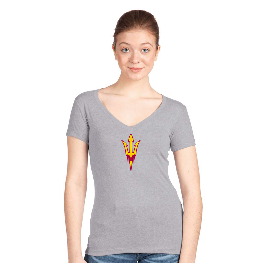 Women's  Arizona State Sun Devils  Next Level V-Neck T-Shirt