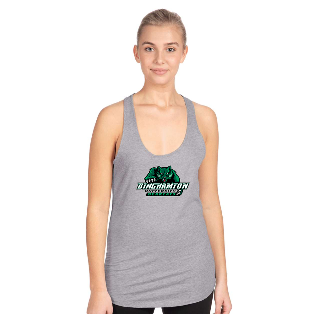 Women's Binghamton Bearcats  Next Level Ideal Racerback Tank