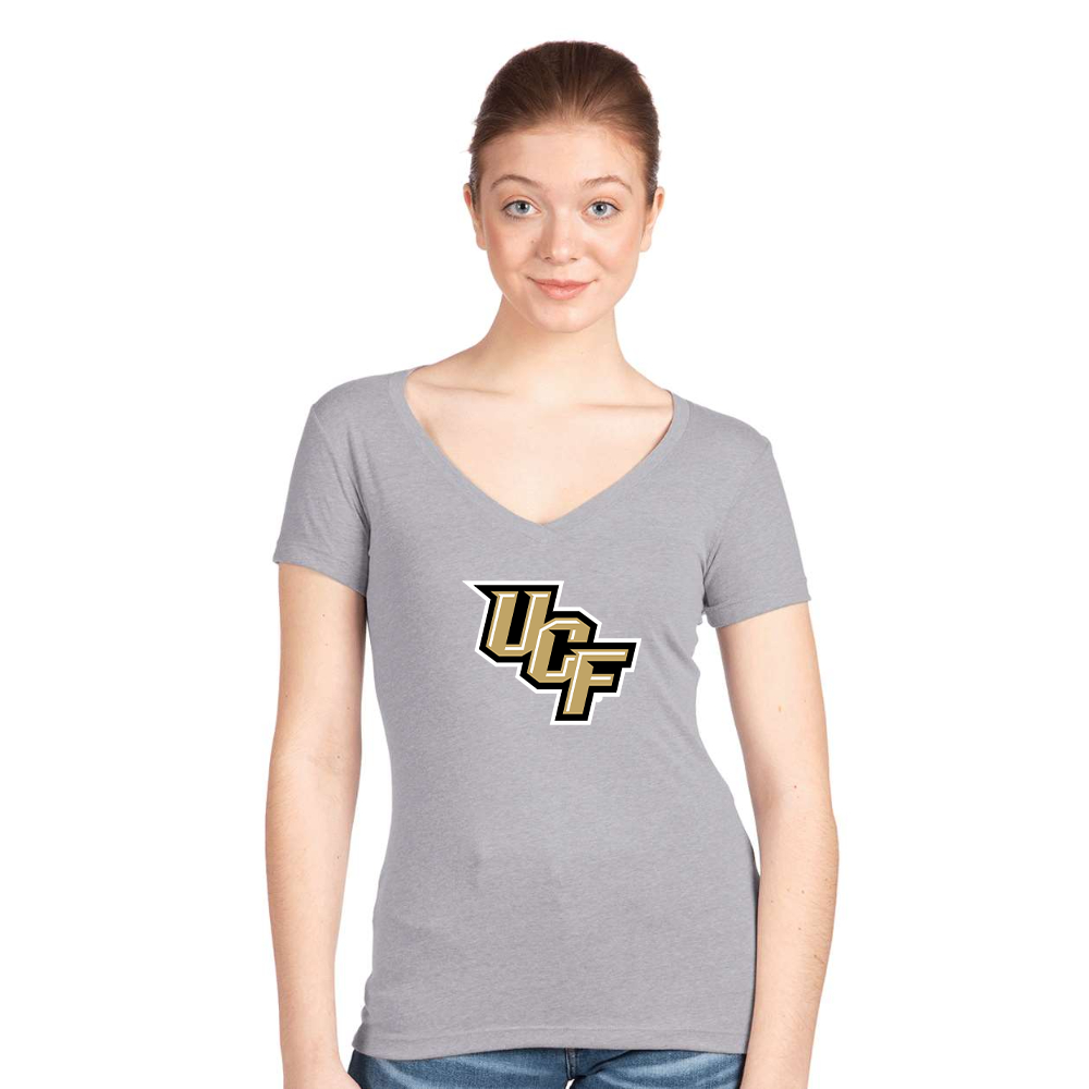 Women's Central Florida Knights  Next Level V-Neck T-Shirt