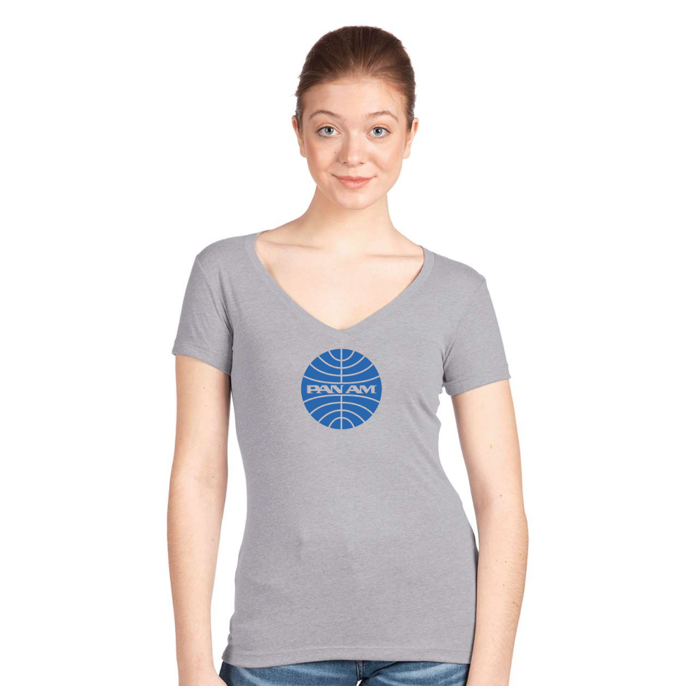 Women's Pan Am  Next Level V-Neck T-Shirt