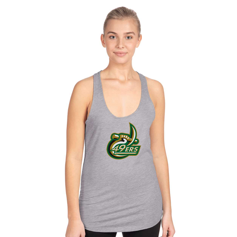 Women's Charlotte 49ers Next Level Ideal Racerback Tank
