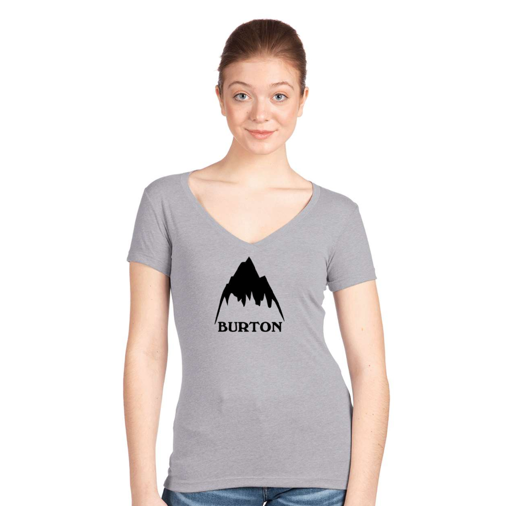 Women's Burton Mountain Next Level V-Neck T-Shirt