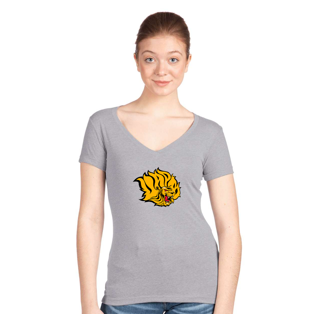 Women's  Arkansas PB Golden Lions Next Level V-Neck T-Shirt