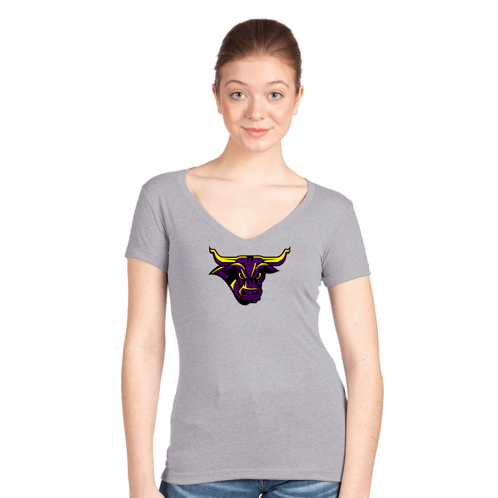 Women's Minnesota State Mavericks Next Level V-Neck T-Shirt