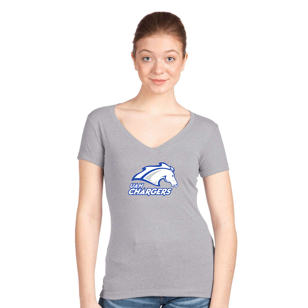 Women's Alabama Huntsville Chargers Next Level V-Neck T-Shirt