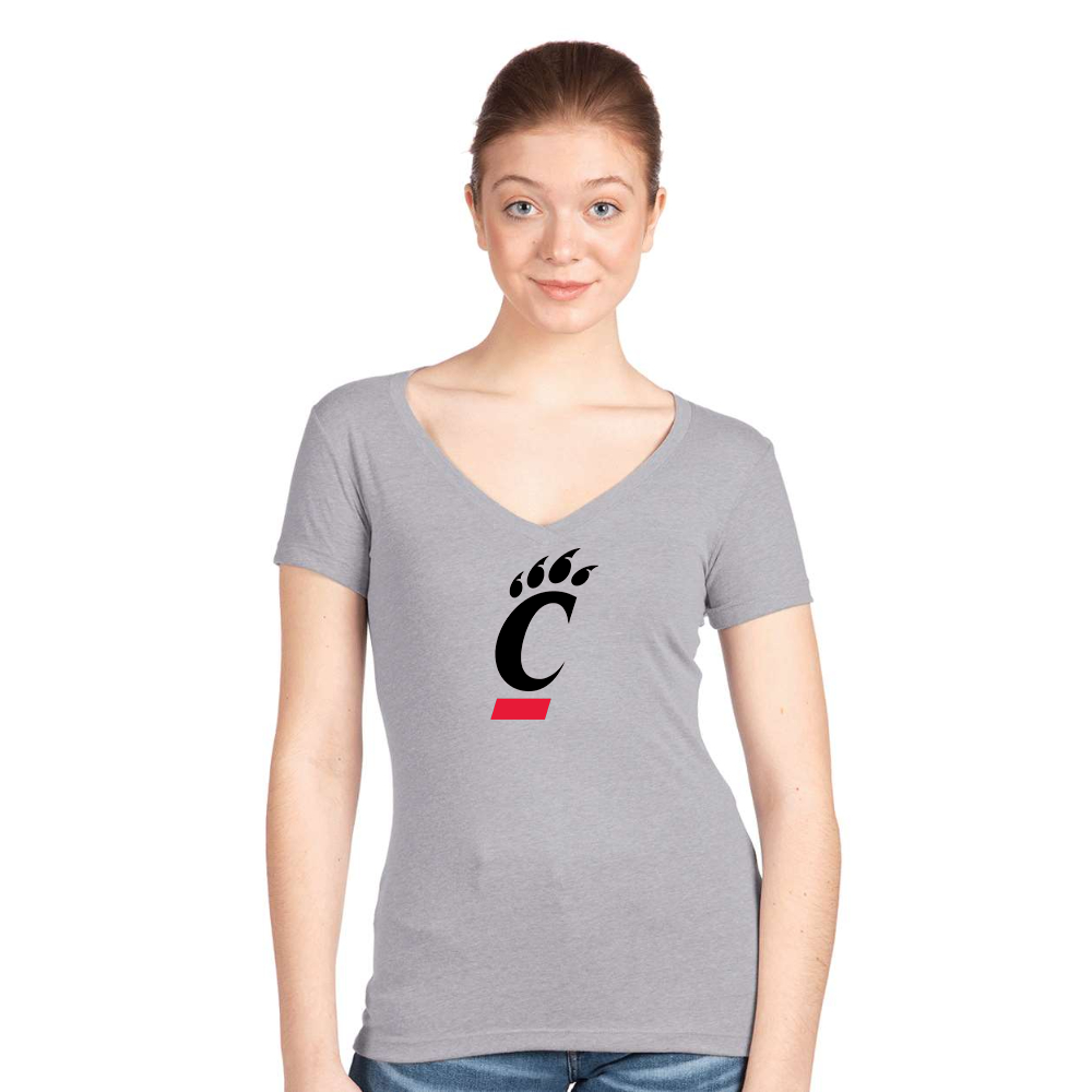 Women's Cincinnati Bearcats Next Level V-Neck T-Shirt