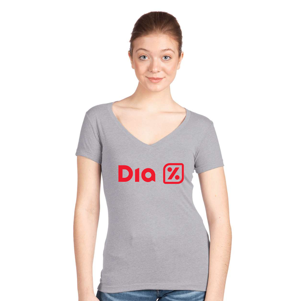 Women's Dia  Next Level V-Neck T-Shirt
