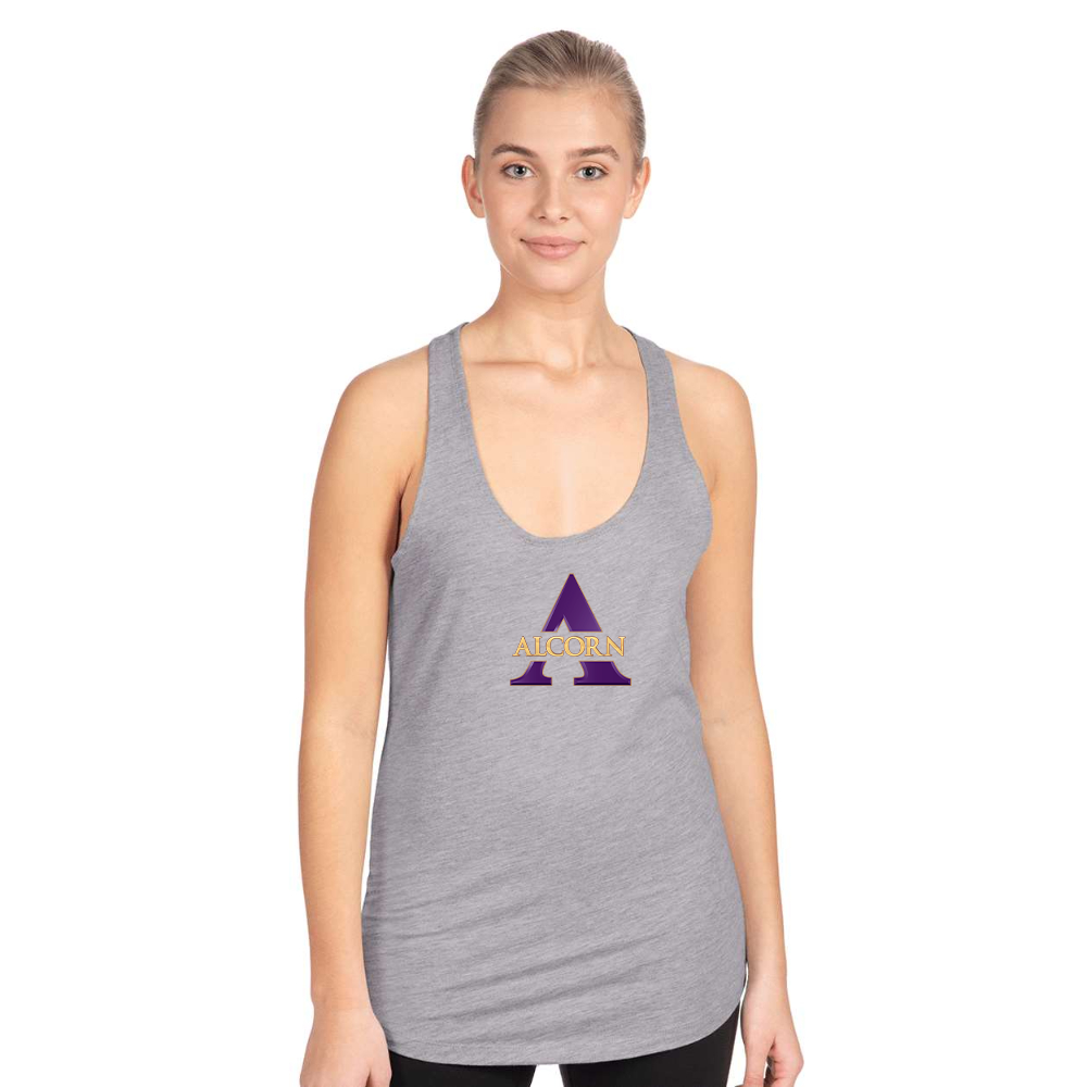 Women's Alcorn State Braves  Next Level Ideal Racerback Tank