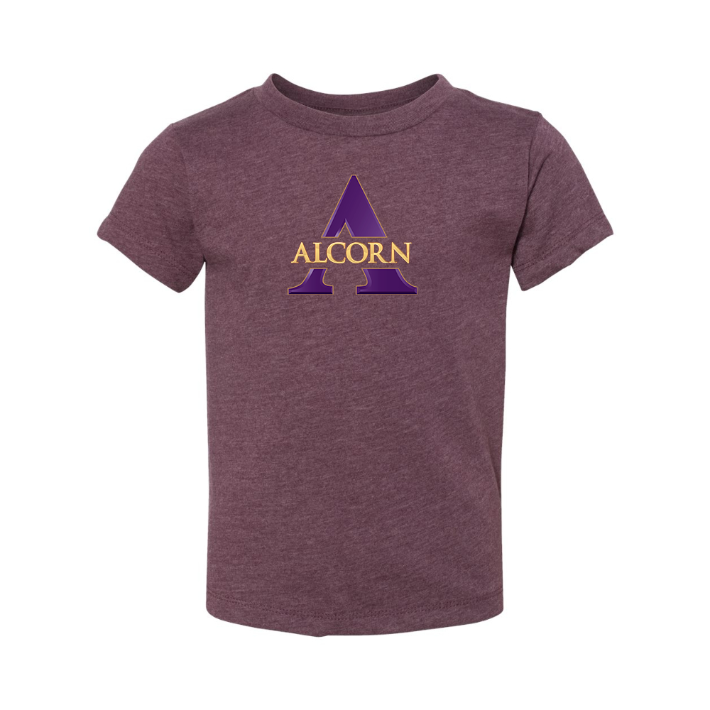 Alcorn State Braves  BELLA  CANVAS Toddler Jersey Tee
