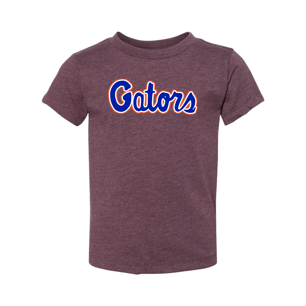 Florida Gators Script  BELLA  CANVAS Toddler Jersey Tee