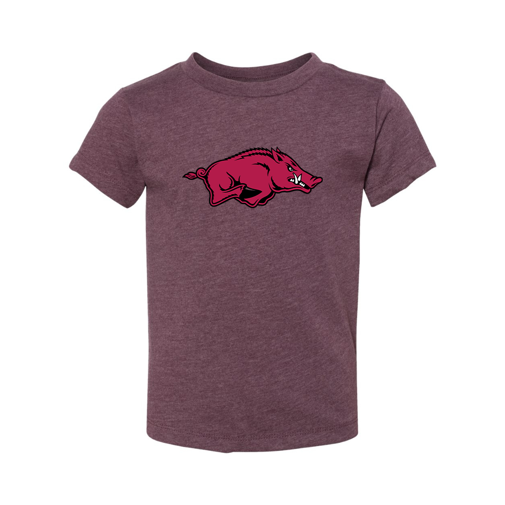 Arkansas Razorbacks BELLA  CANVAS Toddler Jersey Tee