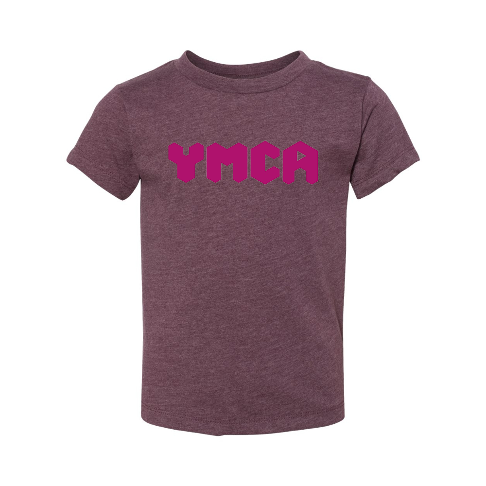 YMCA Mauve BELLA  CANVAS Toddler Jersey Tee