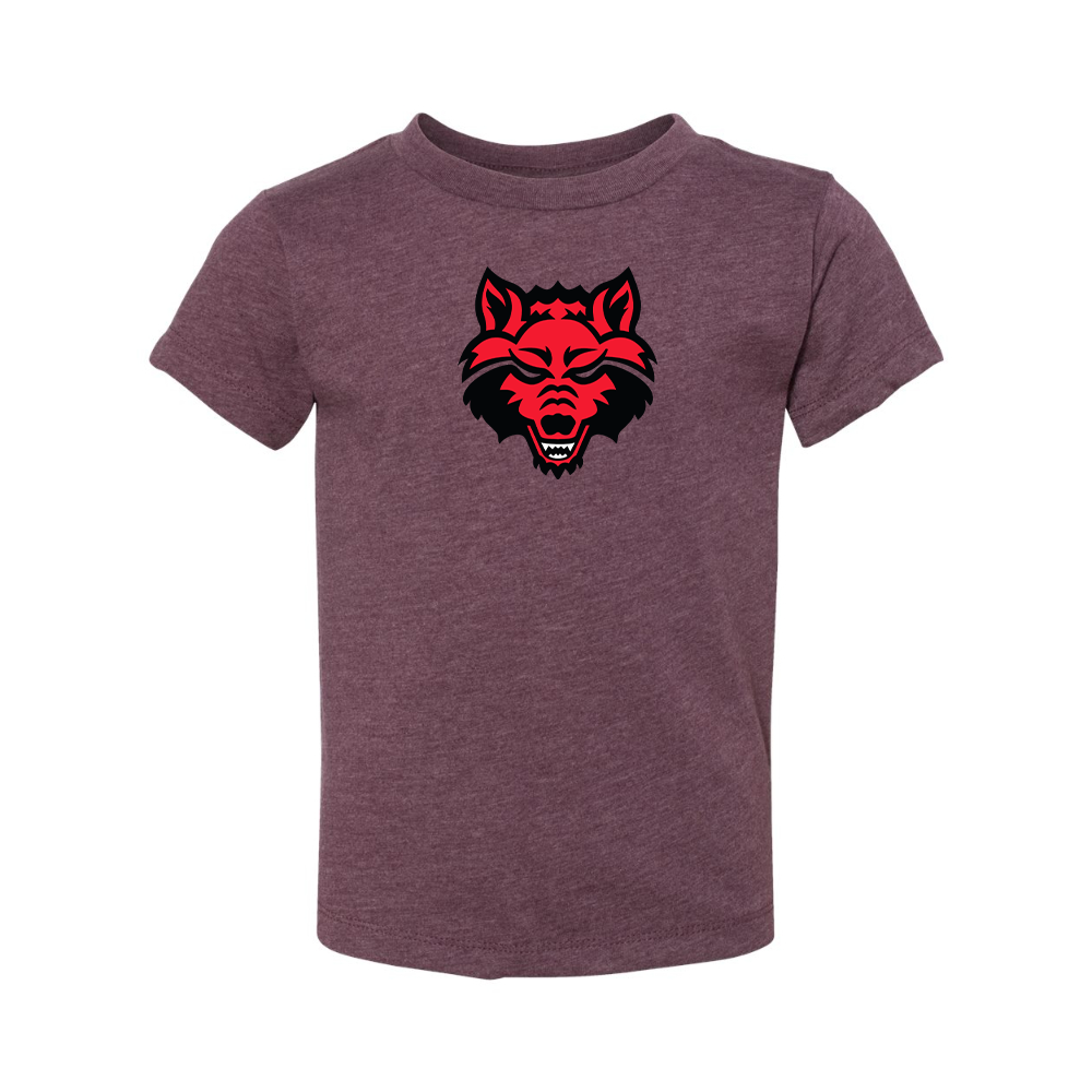 Arkansas State Red Wolves BELLA  CANVAS Toddler Jersey Tee