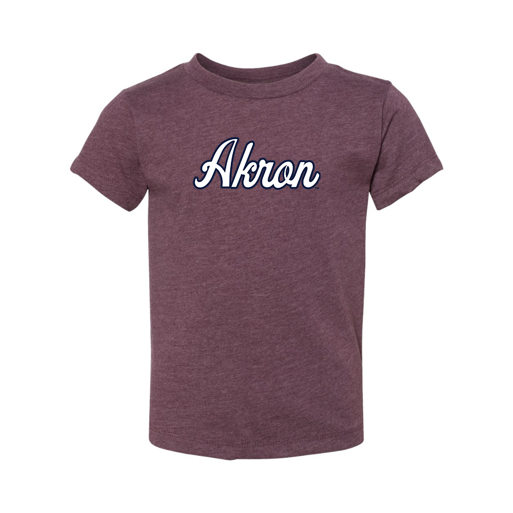 Akron Zips  BELLA  CANVAS Toddler Jersey Tee