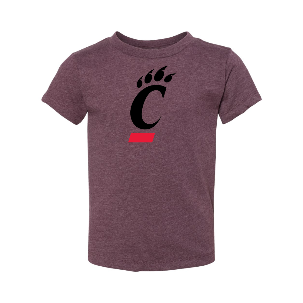 Cincinnati Bearcats BELLA  CANVAS Toddler Jersey Tee