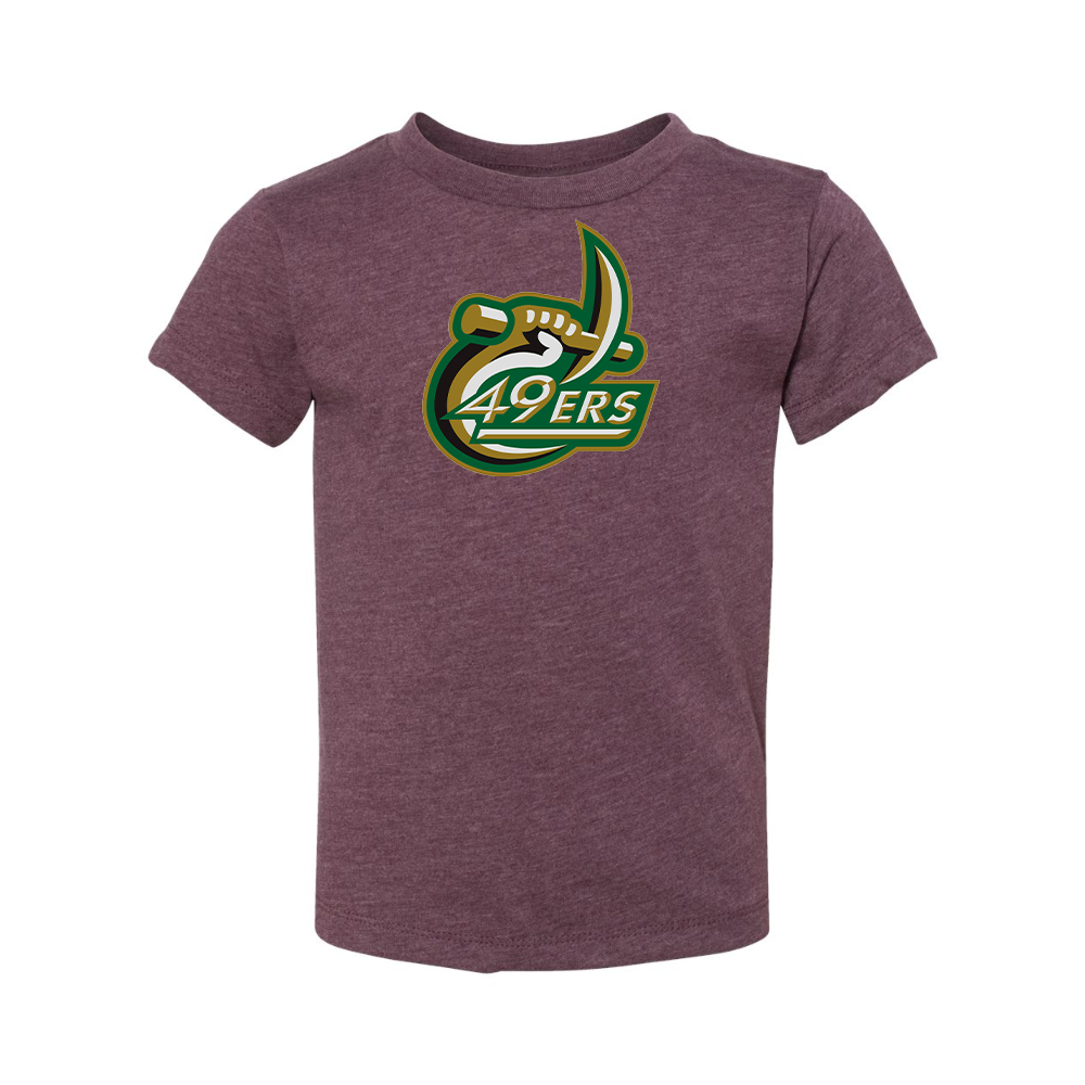 Charlotte 49ers BELLA  CANVAS Toddler Jersey Tee