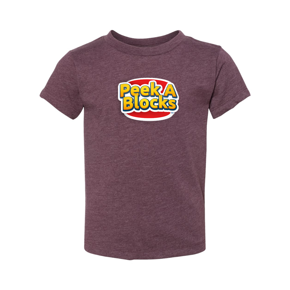 Peek A Blocks BELLA  CANVAS Toddler Jersey Tee