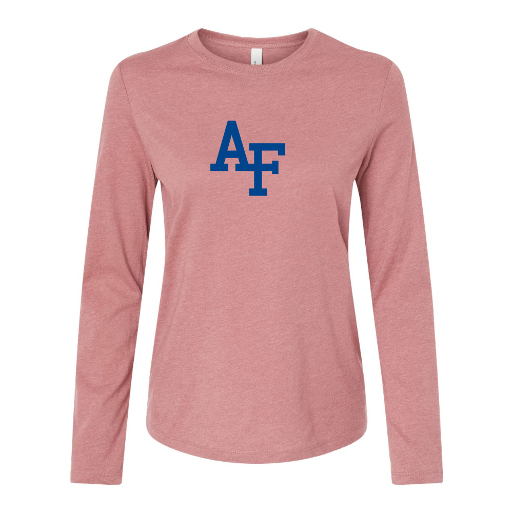 BELLA CANVAS Women’s Air Force Falcons Jersey Long Sleeve Tee