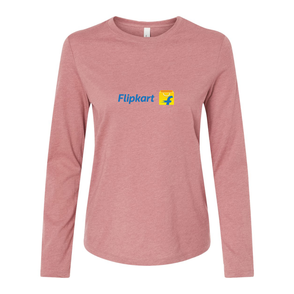 BELLA CANVAS Women’s Flipkart Jersey Long Sleeve Tee