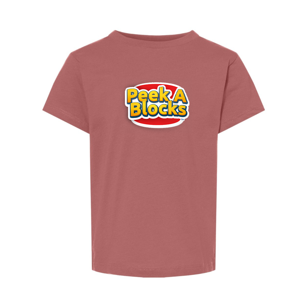 Peek A Blocks BELLA  CANVAS Toddler Jersey Tee