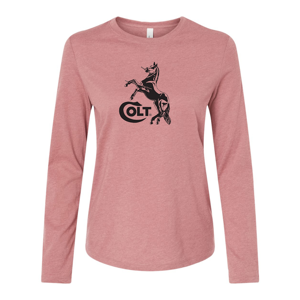 BELLA CANVAS Women’s Colt Horse  Jersey Long Sleeve Tee