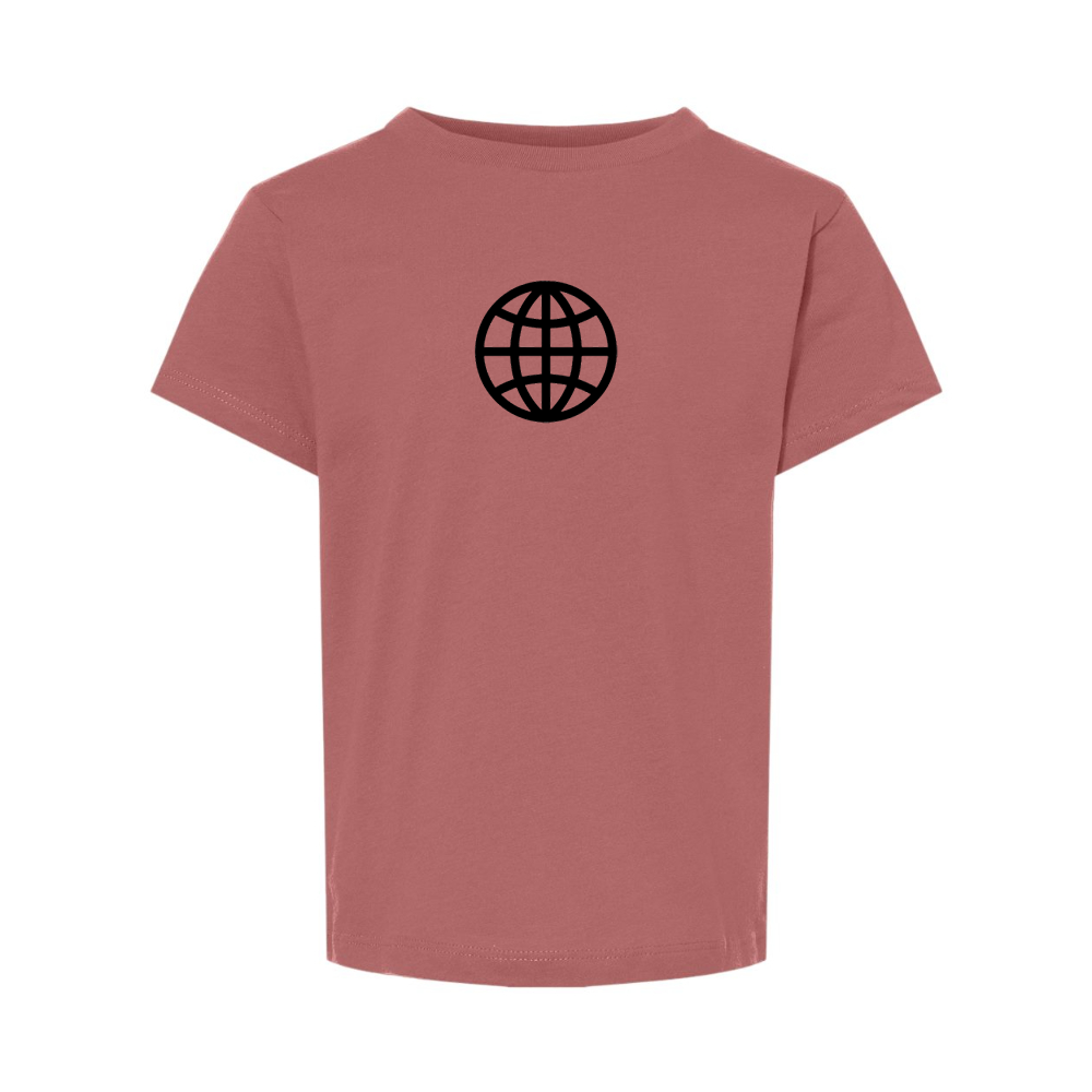 Internet Globe BELLA  CANVAS Toddler Jersey Tee