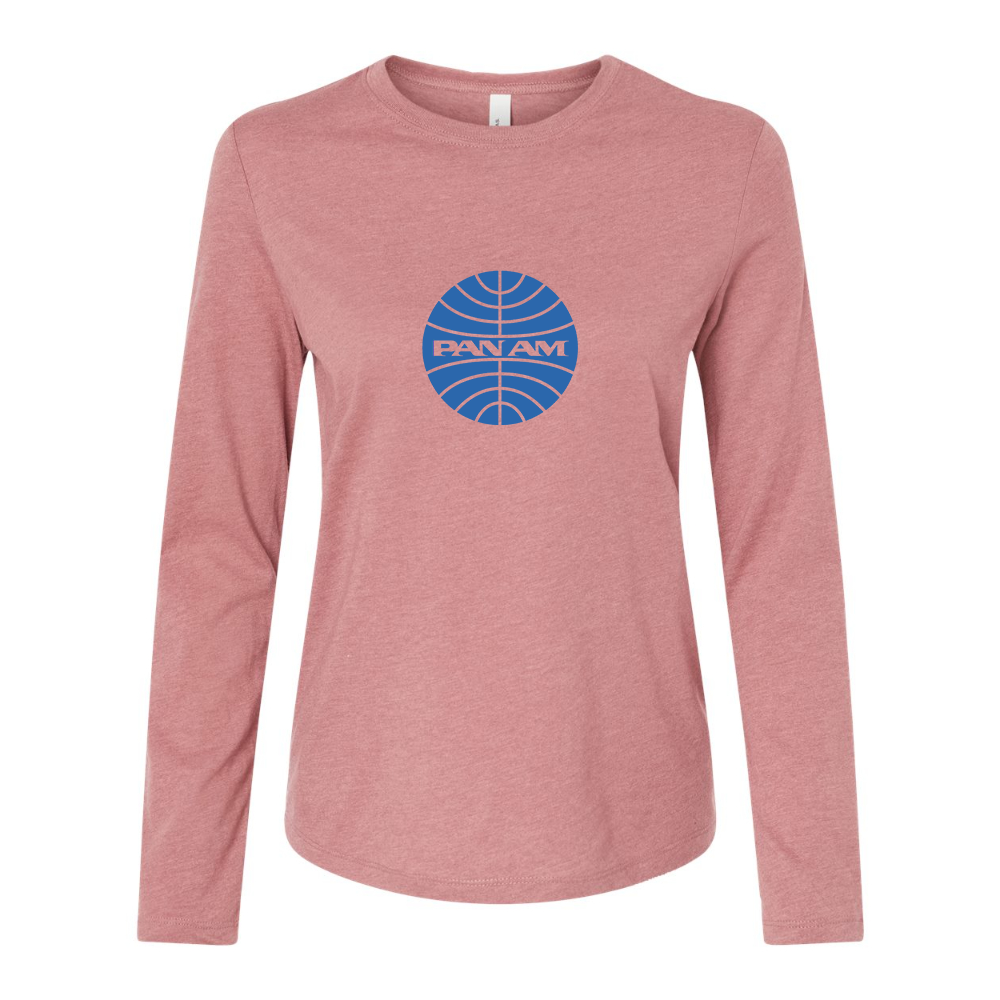 BELLA CANVAS Pan Am Jersey Long Sleeve Tee