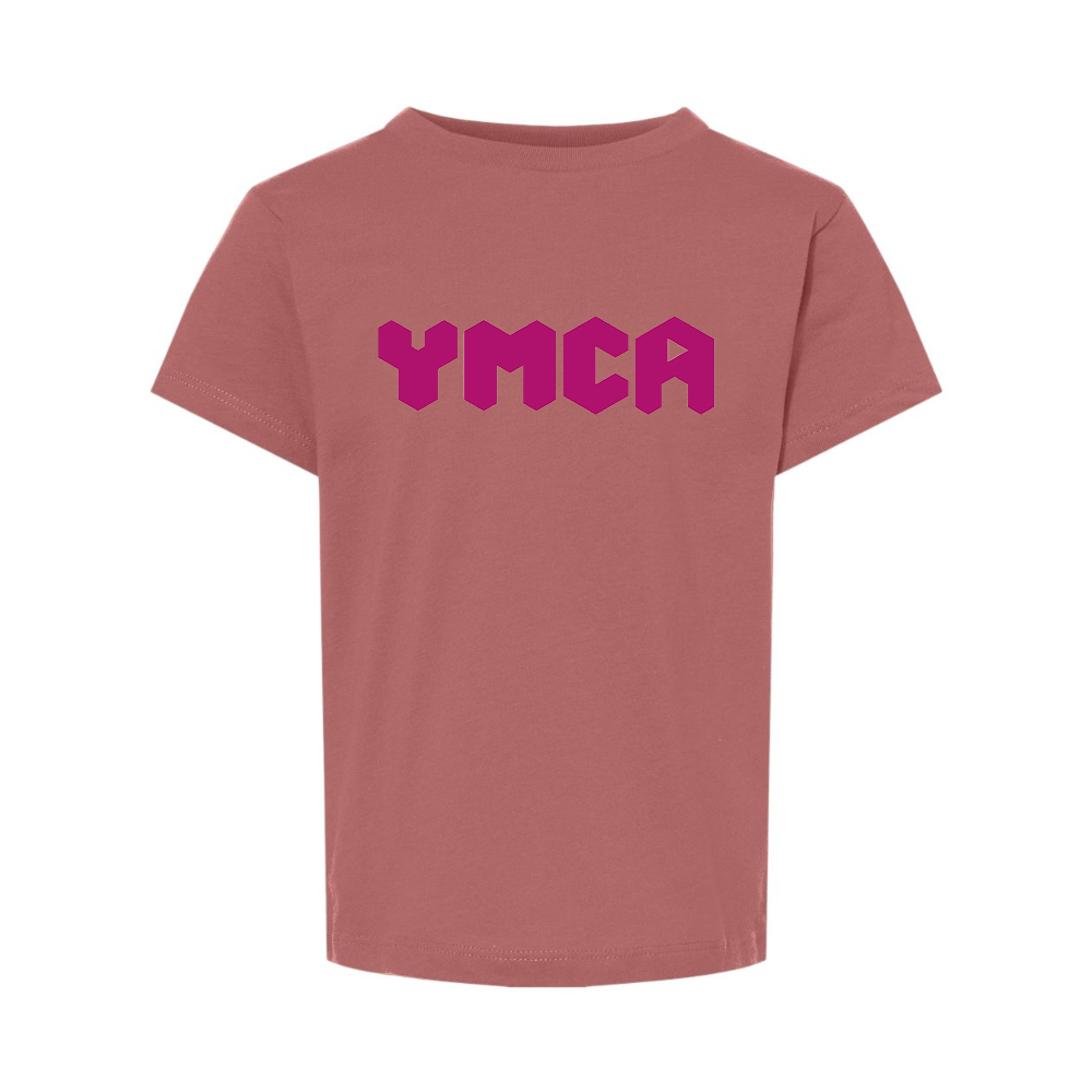 YMCA Mauve BELLA  CANVAS Toddler Jersey Tee