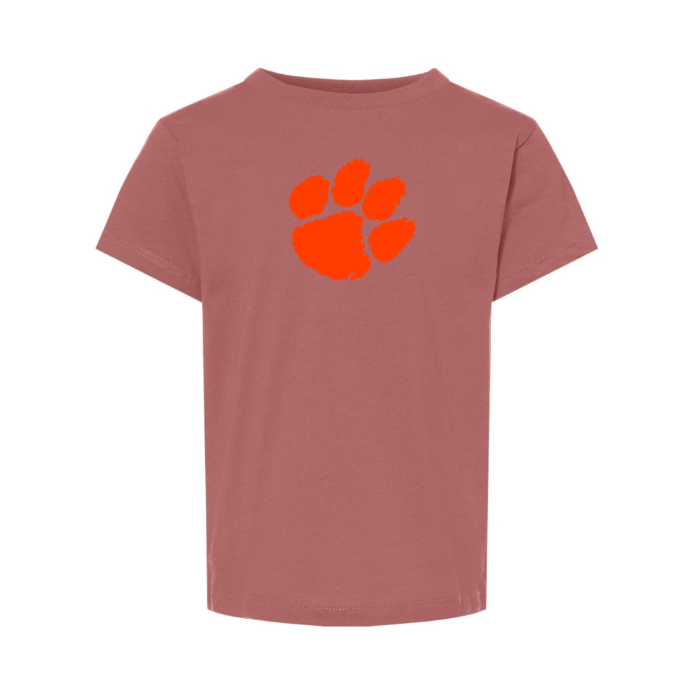 Clemson Tigers BELLA  CANVAS Toddler Jersey Tee