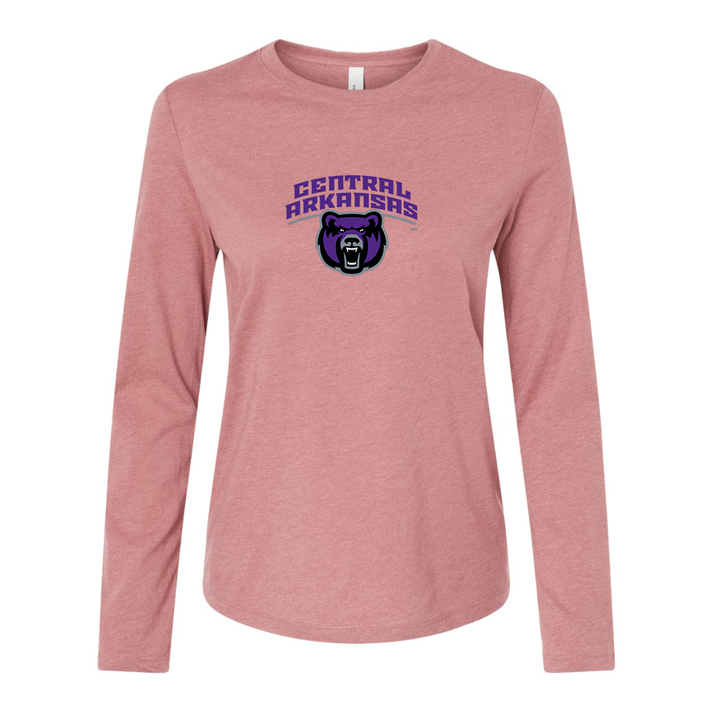 BELLA CANVAS Central Arkansas Bears   Jersey Long Sleeve Tee