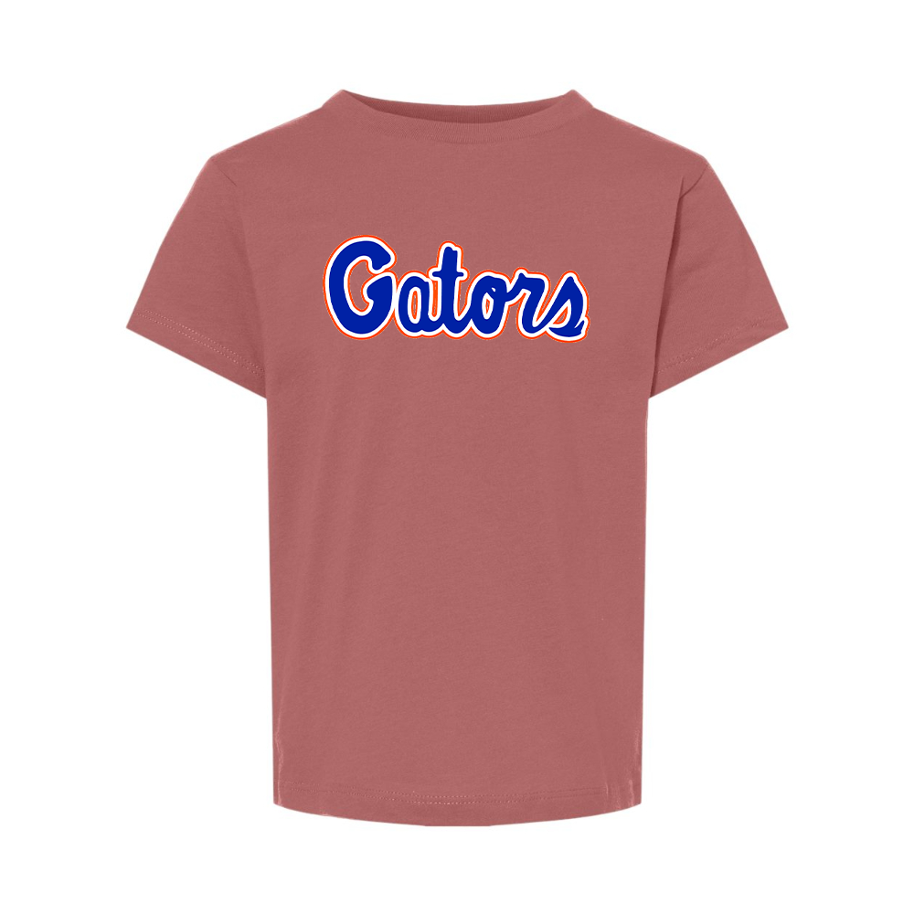 Florida Gators Script  BELLA  CANVAS Toddler Jersey Tee