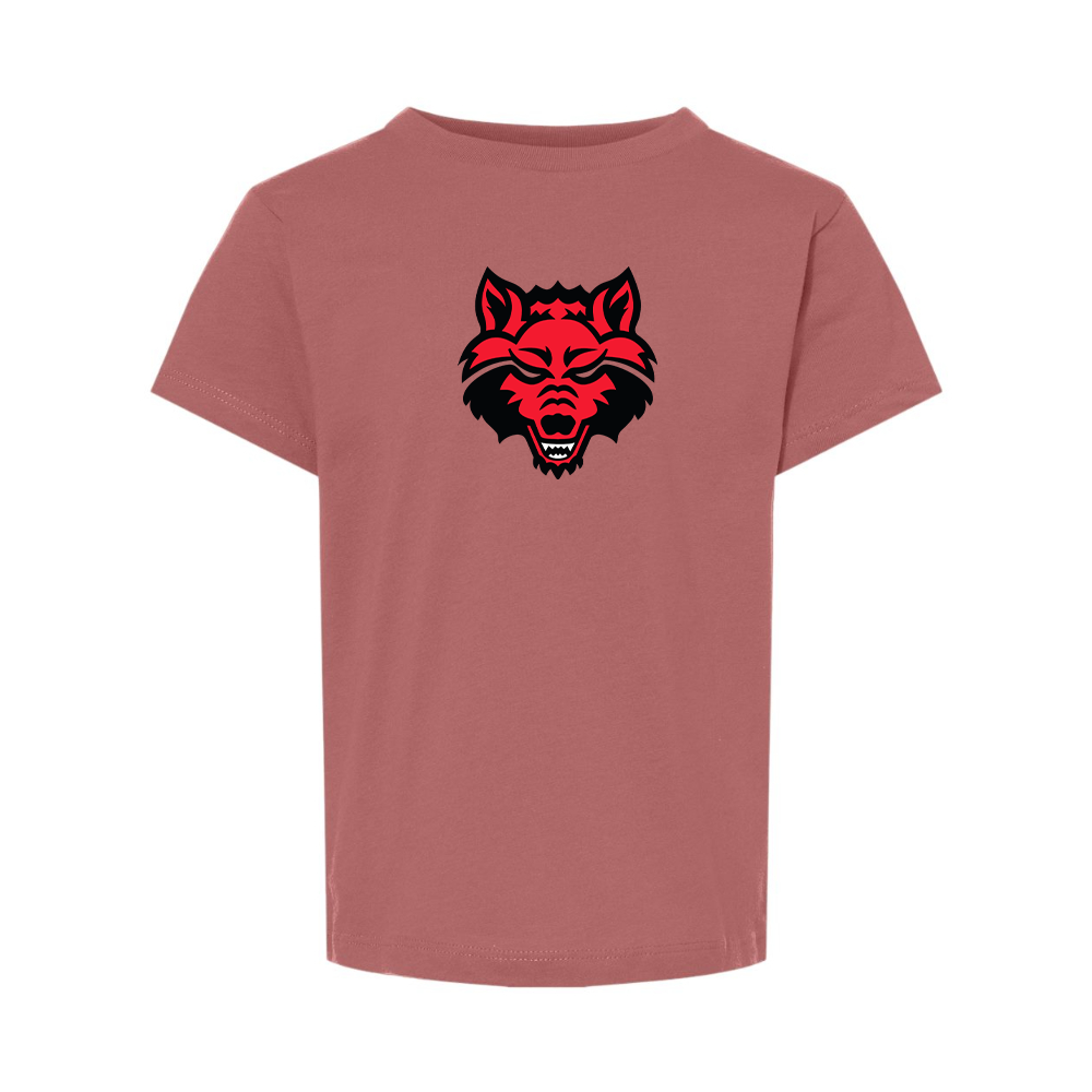 Arkansas State Red Wolves BELLA  CANVAS Toddler Jersey Tee