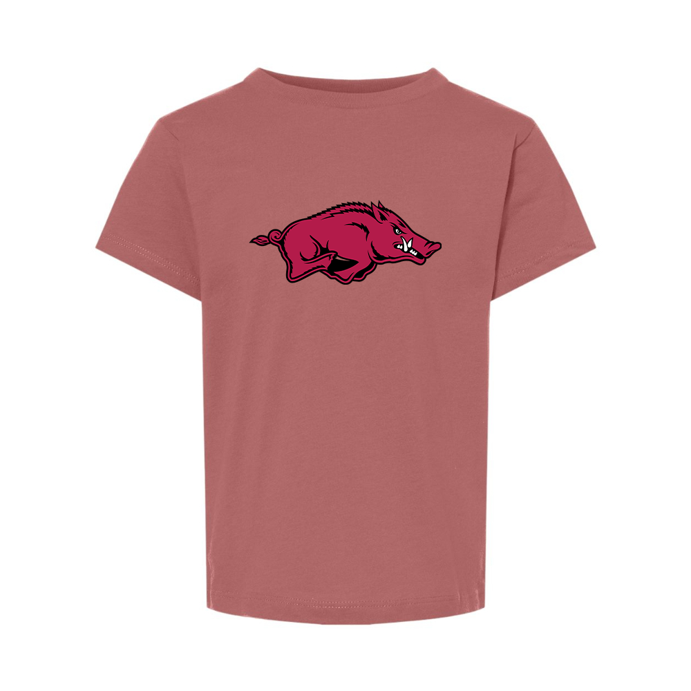 Arkansas Razorbacks BELLA  CANVAS Toddler Jersey Tee