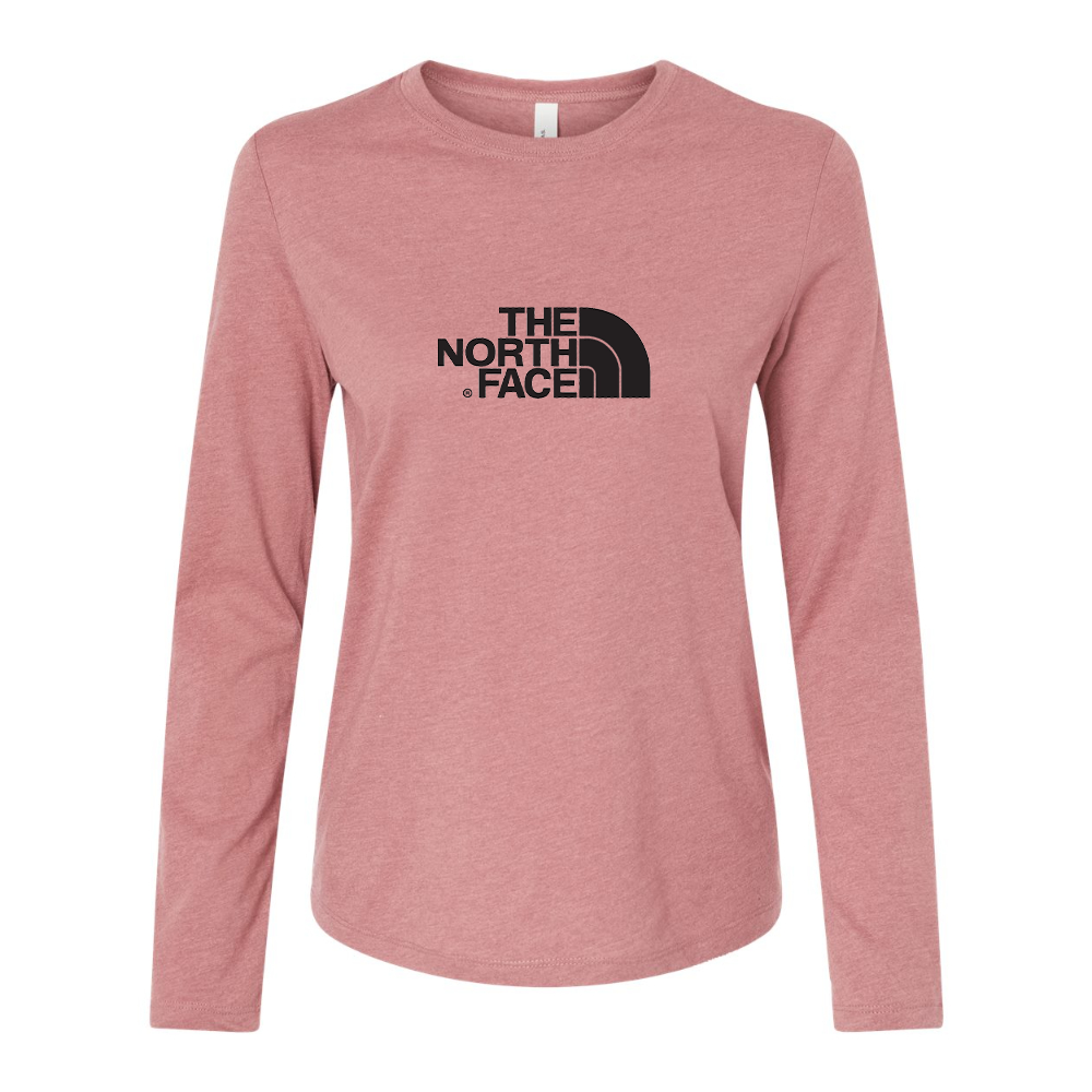 BELLA CANVAS Women’s The North Face Black  Jersey Long Sleeve Tee